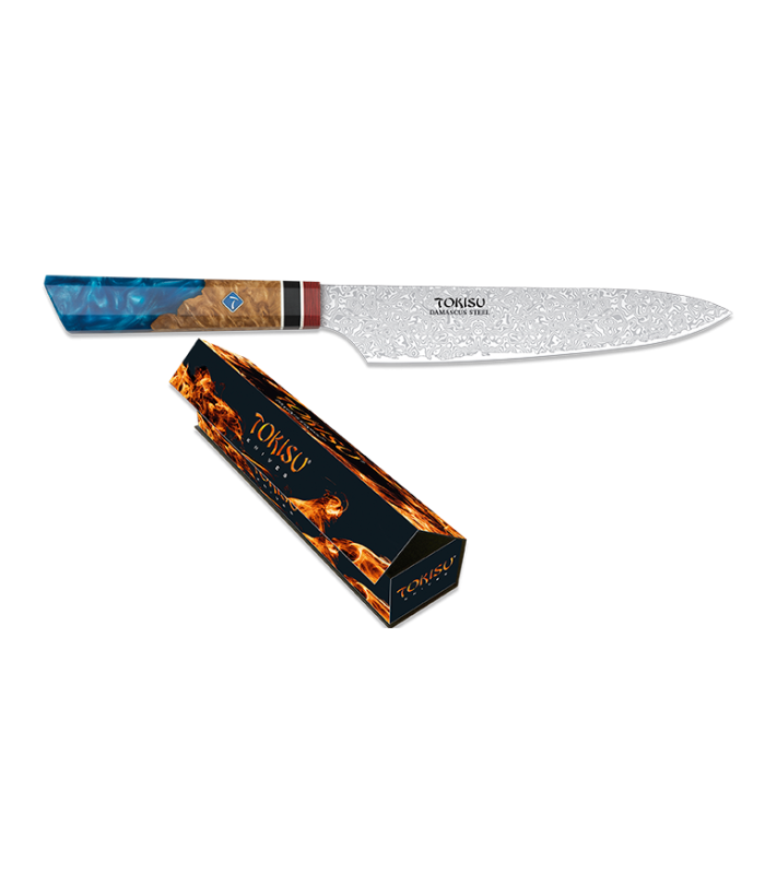ΜΑΧΑΙΡΙ ΚΟΥΖΙΝΑΣ TOKISU, SMALL GYUTO knife.Damascus blade 19.5cmm 17457
