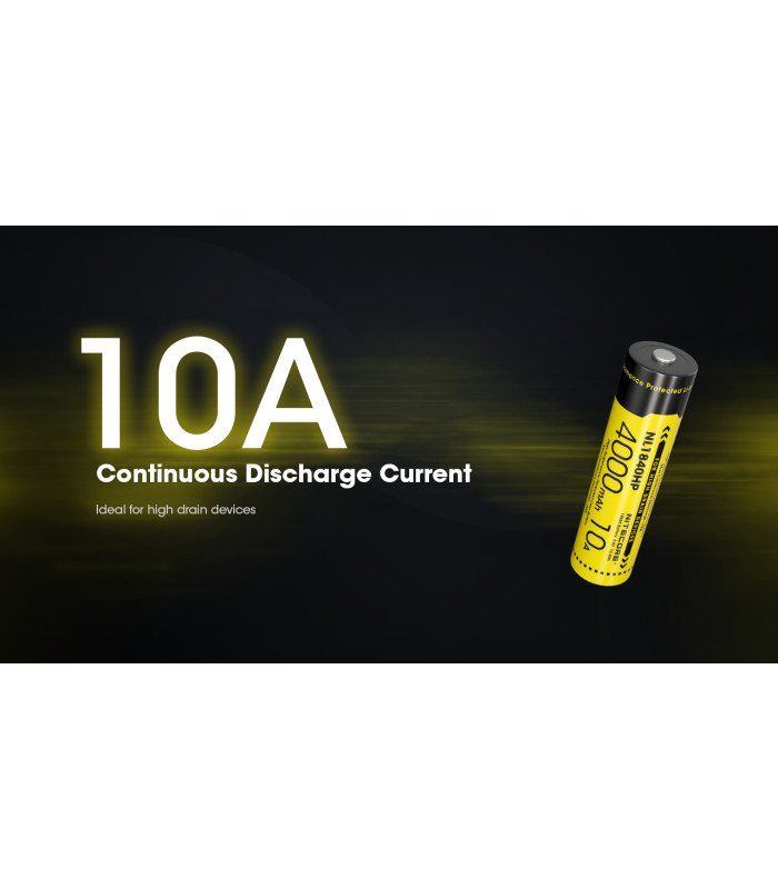 ΜΠΑΤΑΡΙΑ NITECORE 18650 / 4000mAh (τιμή τεμαχίου), NL1840HP