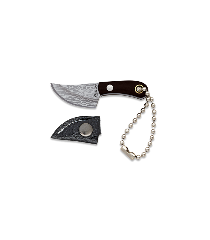 Μαχαίρι Albainox μικρό , Damascus Laser με Θήκη, 32713