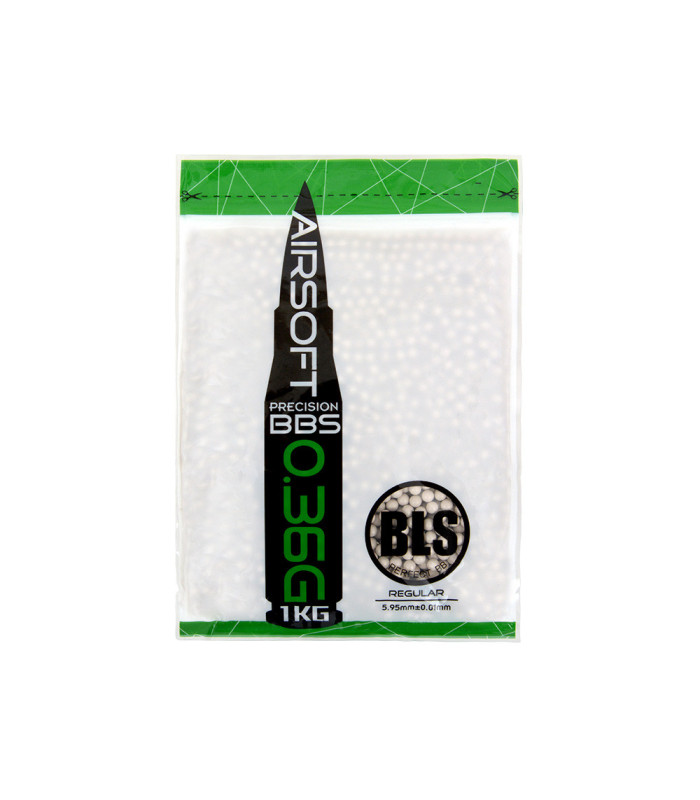 Μπίλιες BLS Precision BB Airsoft 0,36 gr Pellets 1kg | Sabotage Oddal