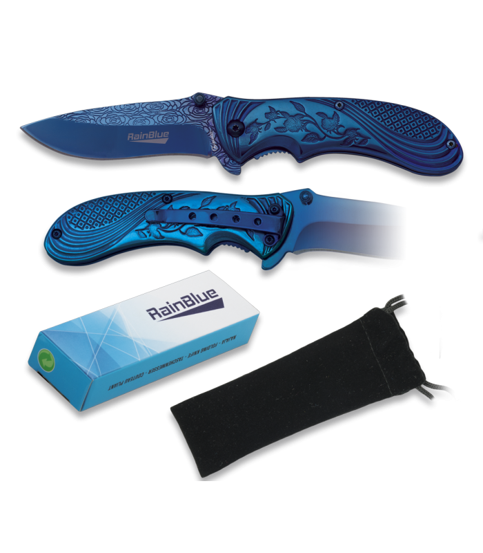 ΣΟΥΓΙΑΣ ALBAINOX, RAINBLUE FLOWERS, 8cm, 18021