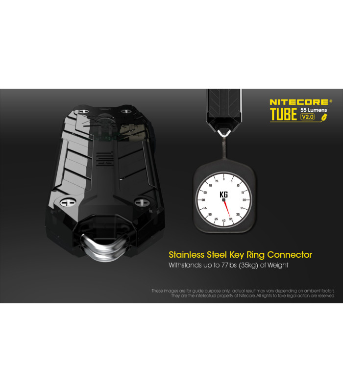 ΦΑΚΟΣ LED NITECORE TUBE s/n, Transparent, V2.0, 55lumens