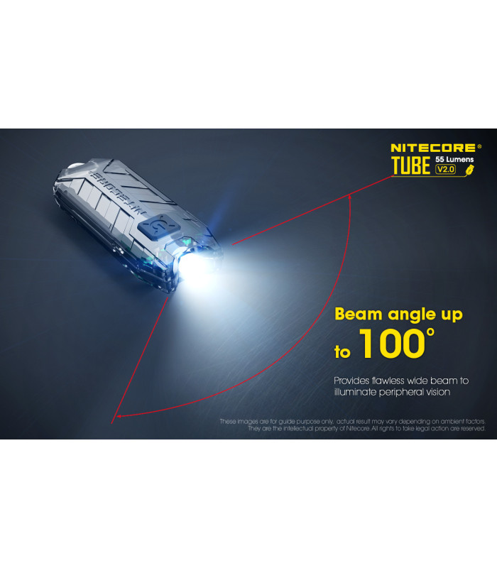 ΦΑΚΟΣ LED NITECORE TUBE s/n, Transparent, V2.0, 55lumens