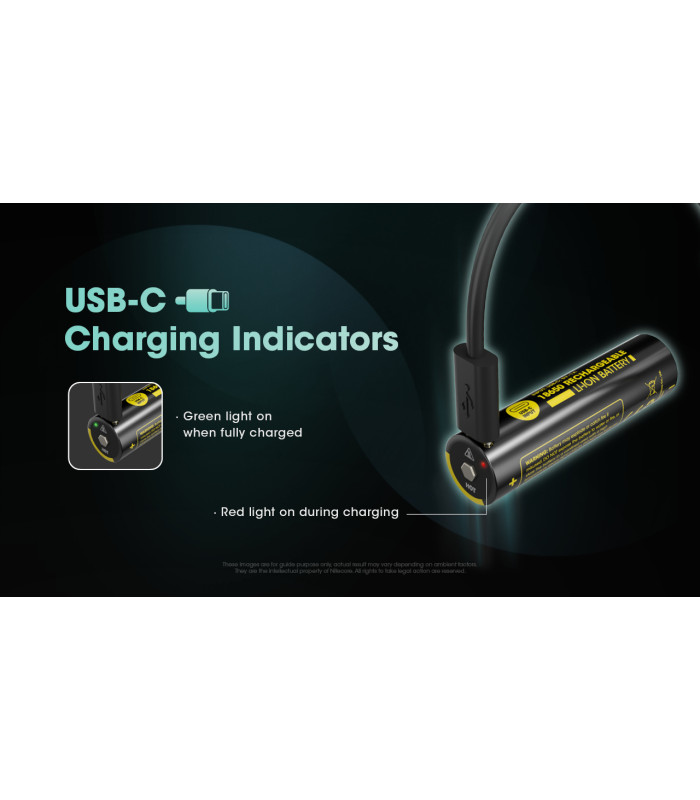 ΜΠΑΤΑΡΙΑ NITECORE 18650 / 3600mAh (τιμή τεμαχίου), NL1836R