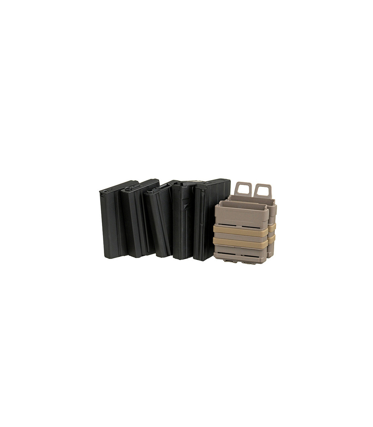 FMA Polymer MOLLE 7.62 mm Magazine Pouches 2 Pieces | Sabotage Oddal