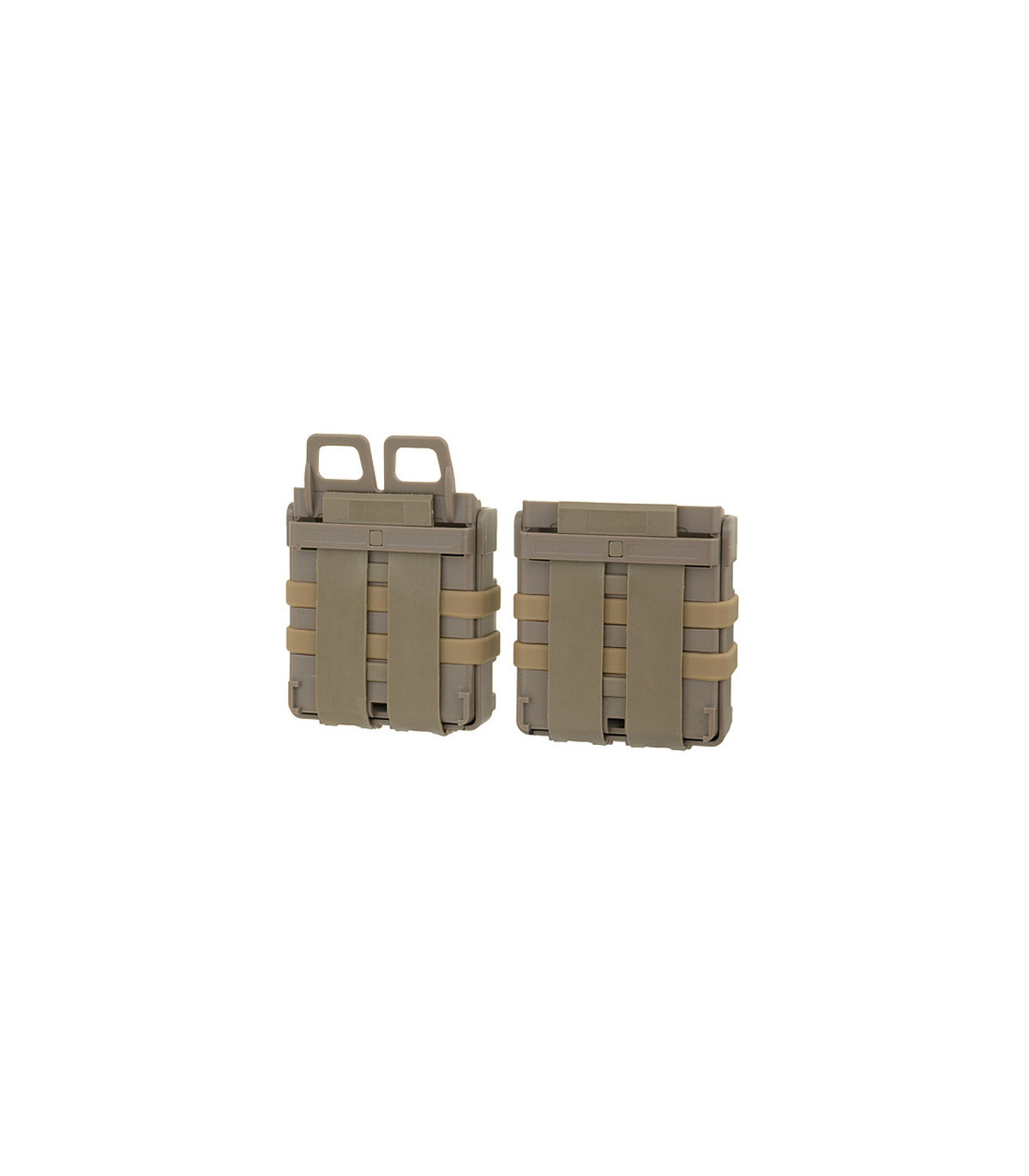 FMA Polymer MOLLE 7.62 mm Magazine Pouches 2 Pieces | Sabotage Oddal