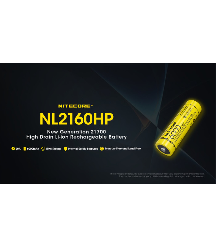 ΜΠΑΤΑΡΙΑ NITECORE 21700/ 6000mAh / HP (τιμή τεμαχίου)