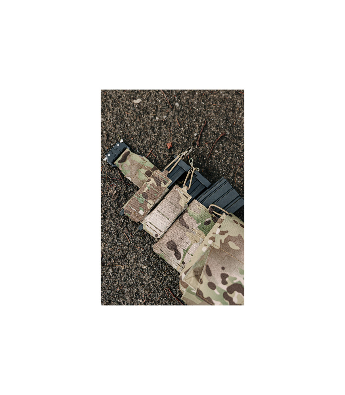 8Fields Single Elastic Laser-Cut Pistol Magazine Pouch | Sabotage Oddal