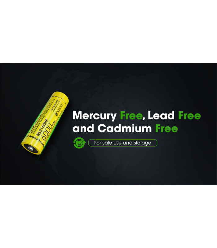 ΜΠΑΤΑΡΙΑ NITECORE 21700/ 6000mAh / HP (τιμή τεμαχίου)