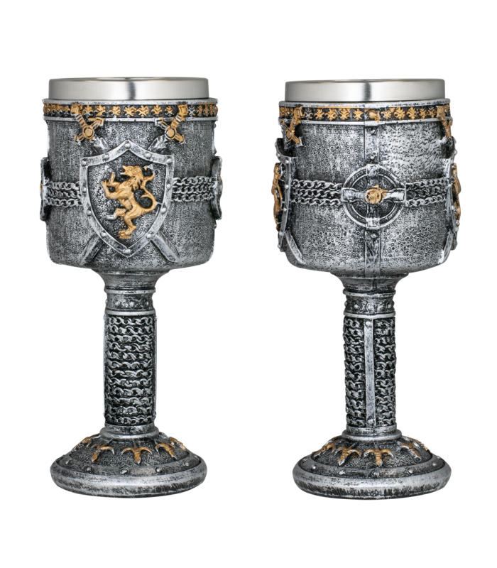 ΠΟΤΗΡΙ ΔΙΑΚΟΣΜΗΤΙΚΟ TOLE10 Lion shield ornamentation resin mug, 39555