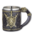 ΠΟΤΗΡΙ ΔΙΑΚΟΣΜΗΤΙΚΟ TOLE10 Lion shield resin ornamental mug