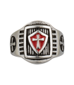Δαχτυλίδι Templar shield ring. Size O19