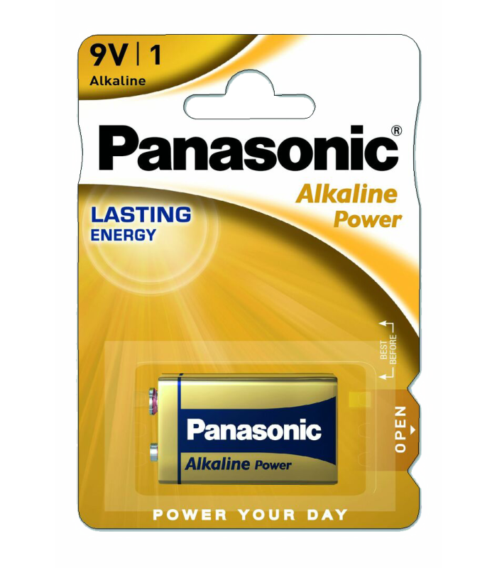 ΜΠΑΤΑΡΙΑ PANASONIC Alkaline, 6LR61, 9V, BL1 (τιμή τεμαχίου)