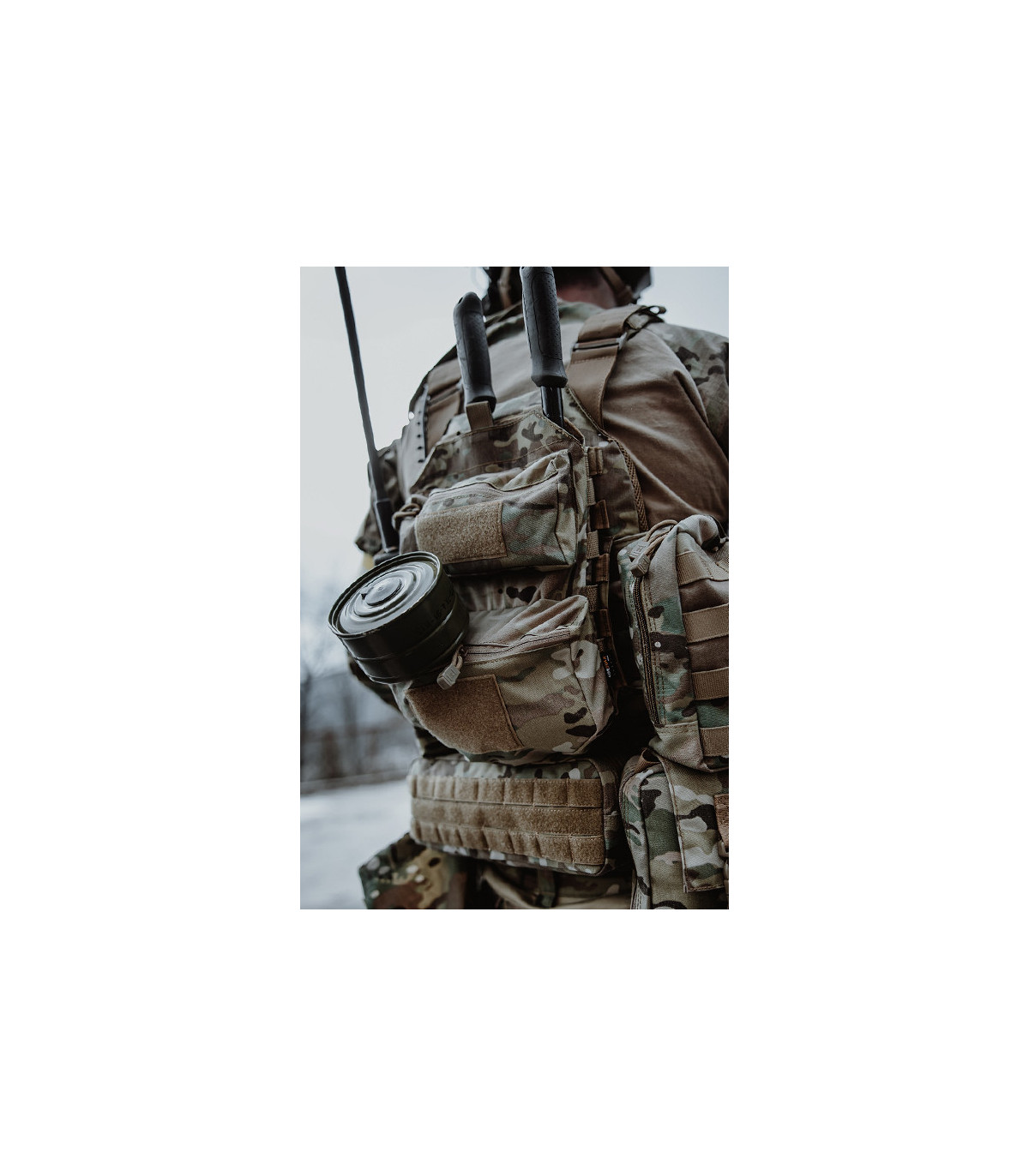 Πάνελ Πλάτης 8Fields Assault Back Panel Mod.2 MOLLE | Sabotage Oddal
