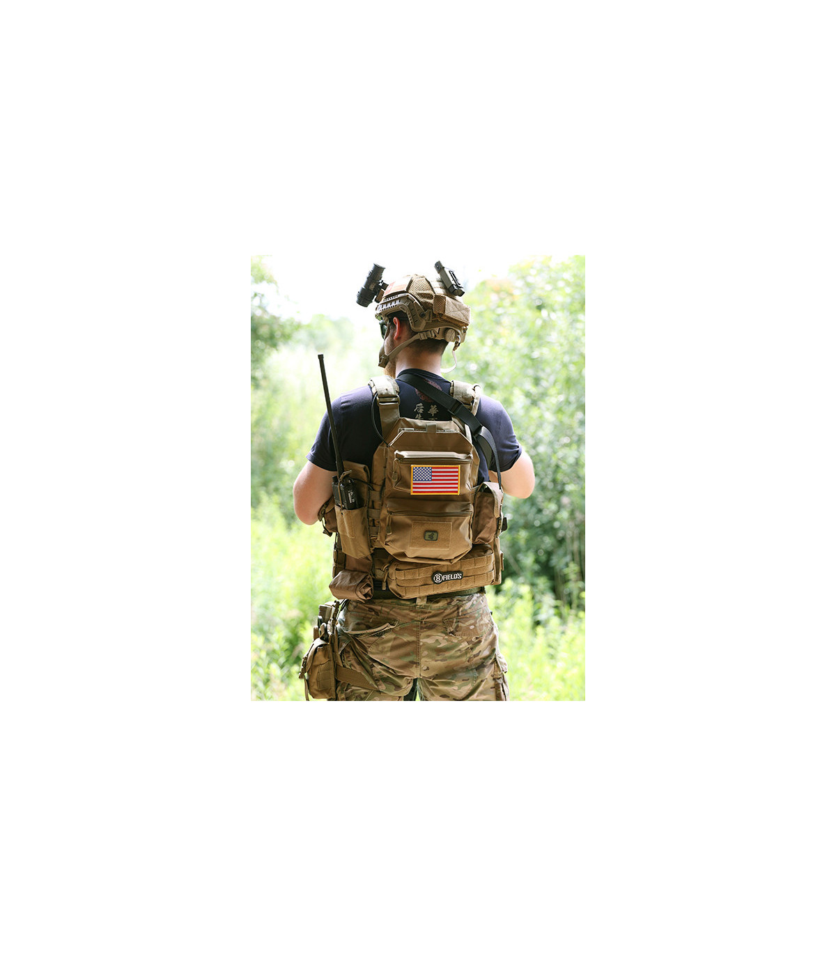 Πάνελ Πλάτης 8Fields Assault Back Panel Mod.2 MOLLE | Sabotage Oddal