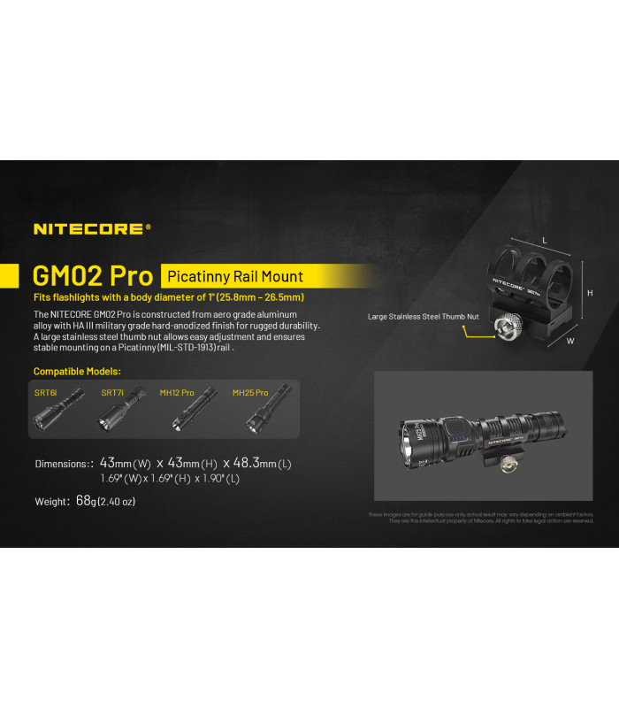 ΒΑΣΗ ΦΑΚΟΥ NITECORE GM02 PRO