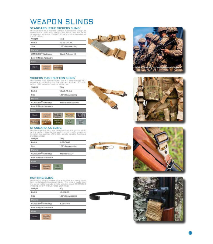 BLUE FORCE GEAR VICKERS SLING MULTICAM