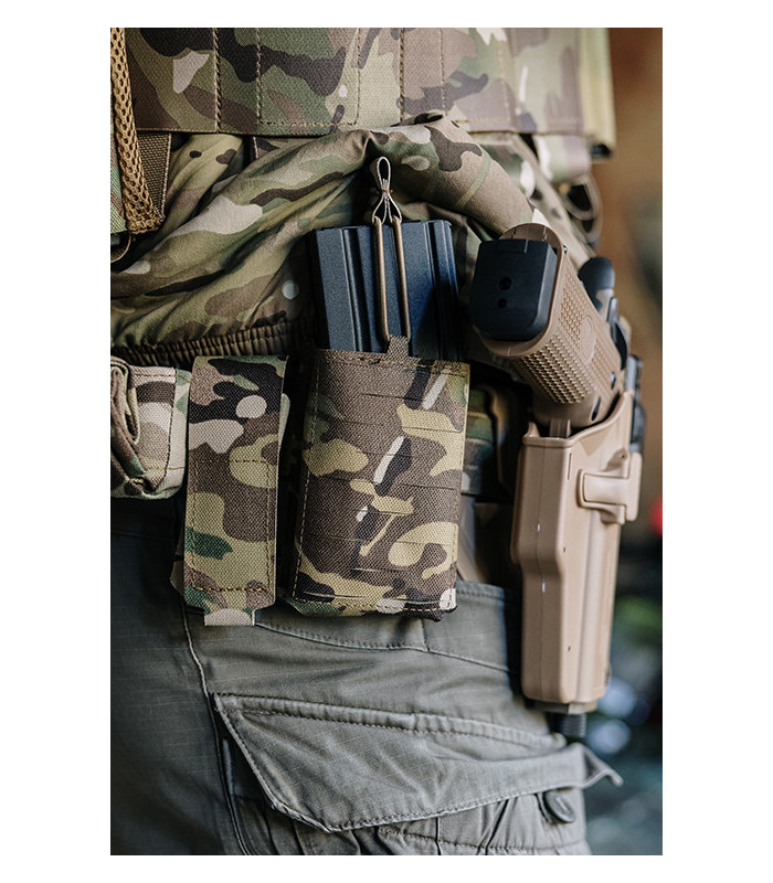 8Fields Single Laser-Cut Compact Magazine Pouch AR15/AK | Sabotage Oddal