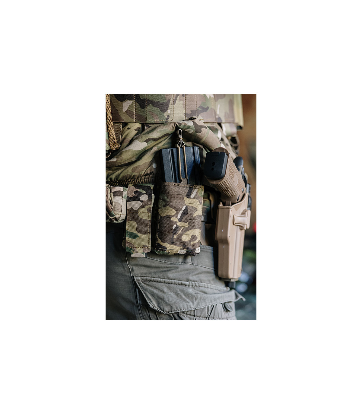 Μονή Θήκη Γεμιστήρα 8Fields Single Laser-Cut Compact Magazine Pouch AR15/AK Συμπαγής | Sabotage Oddal