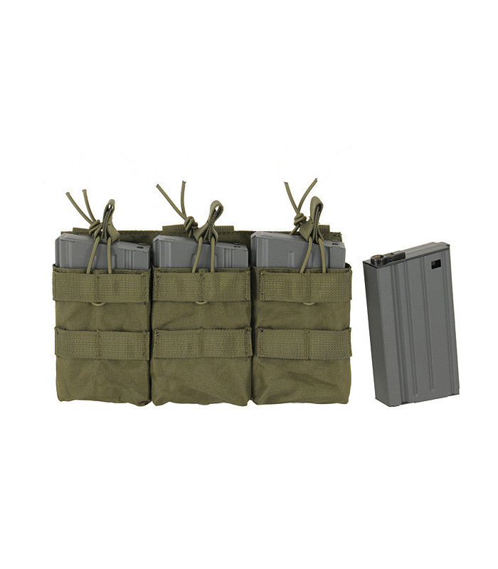 8Fields Open Triple Magazine Pouch 7.62 MOLLE | Sabotage Oddal