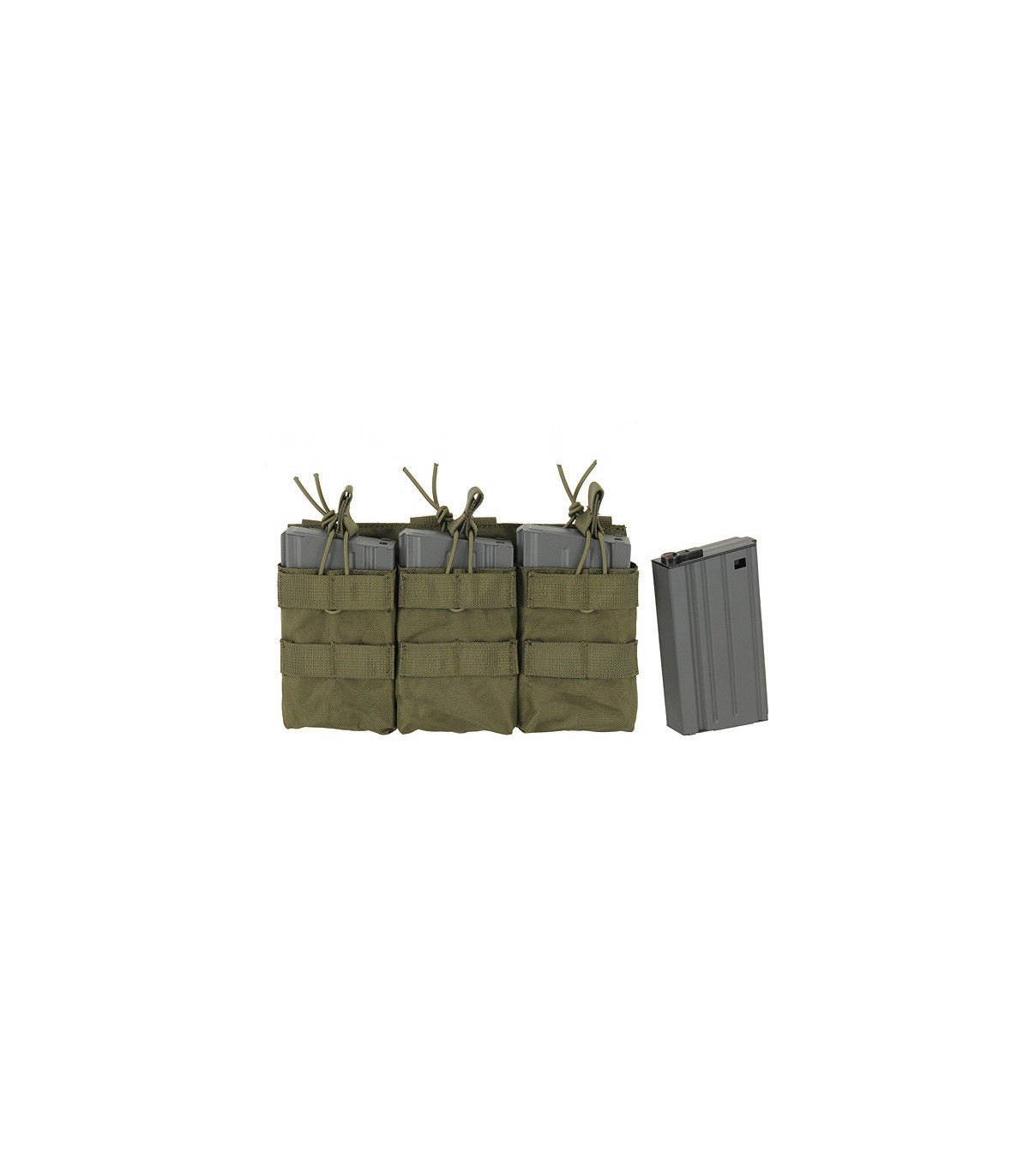 Τριπλή Θήκη Γεμιστήρων 8Fields Open Triple Magazine Pouch 7.62 Ανοιχτή MOLLE | Sabotage Oddal