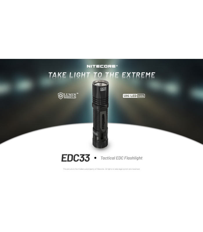 ΦΑΚΟΣ LED NITECORE EDC33, 4000Lumens, UHi LED