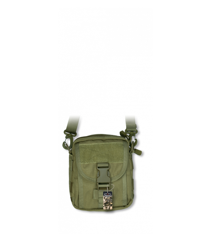 Τσαντάκι ώμου Barbaric Tactical, Molle, Green, 34895-VE