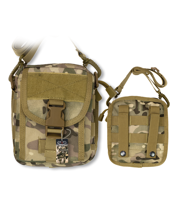 Τσαντάκι ώμου Barbaric Tactical, Molle, Camo, 34895-CP