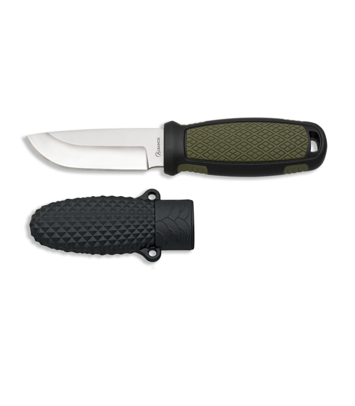 ΜΑΧΑΙΡΙ ALBAINOX Green-black knife. Blade 6.6 cm, 32666