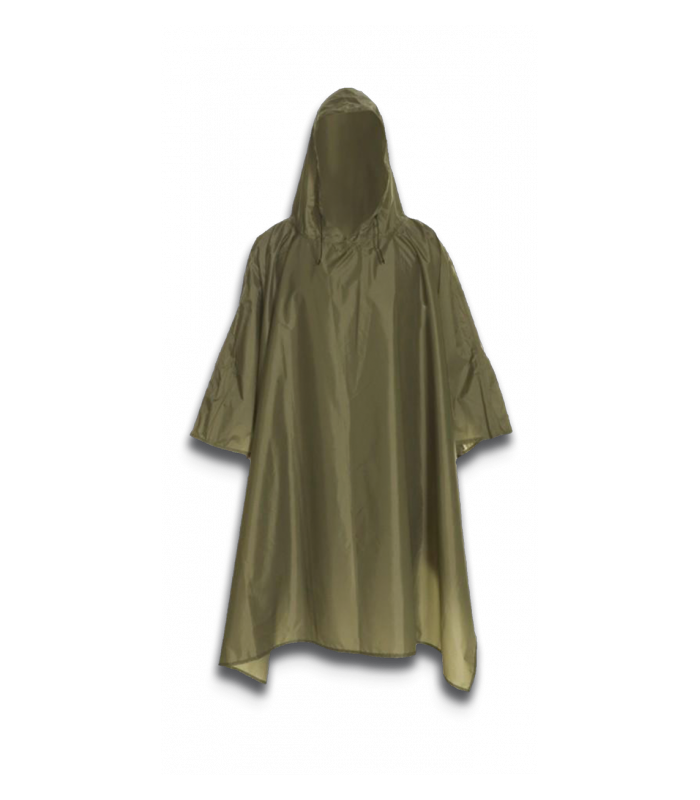 Albainox Barbaric Rain Poncho Waterproof Green | Sabotage Oddal