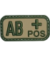 Barbaric Blood AB+ Patch, Βέλκρο