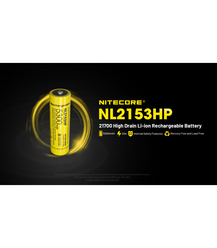 ΜΠΑΤΑΡΙΑ NITECORE 21700/ 5300mAh / HP (τιμή τεμαχίου)