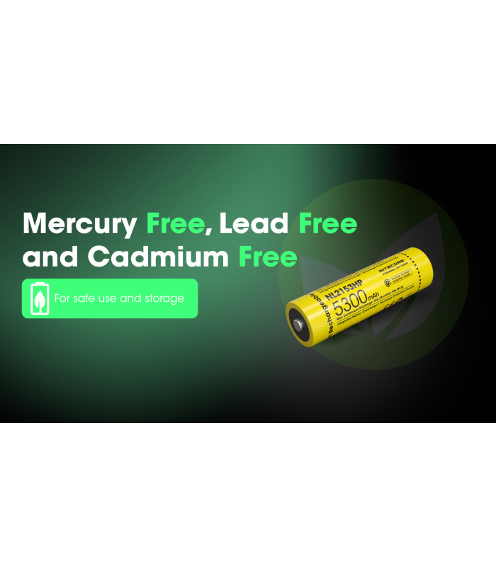 ΜΠΑΤΑΡΙΑ NITECORE 21700/ 5300mAh / HP (τιμή τεμαχίου)