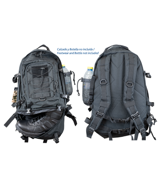 Σακίδιο πλάτης Barbaric black rucksack.Molle.Extensible