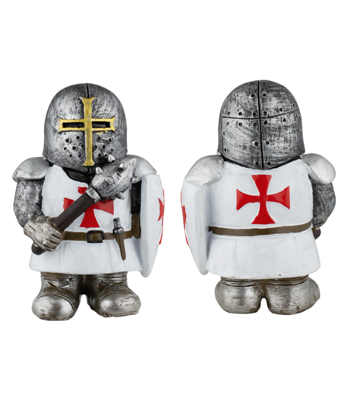 ΦΙΓΟΥΡΑ ΔΙΑΚΟΣΜΗΤΙΚΗ TOLE10, Resin white Templar with morning star