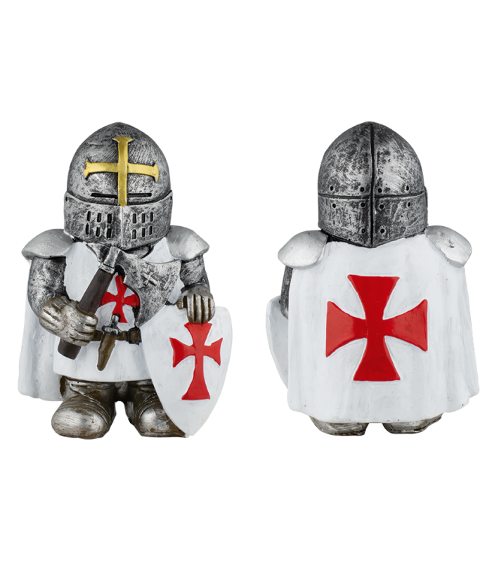 ΦΙΓΟΥΡΑ ΔΙΑΚΟΣΜΗΤΙΚΗ TOLE10, Resin white Templar with axe.10x7.3 cm