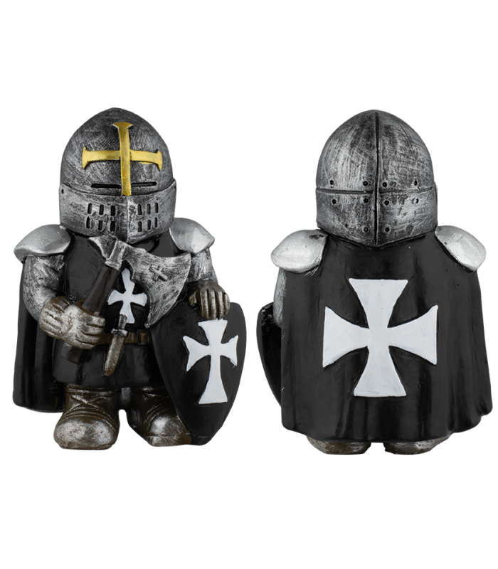 ΦΙΓΟΥΡΑ ΔΙΑΚΟΣΜΗΤΙΚΗ TOLE10, Resin black Templar with axe. 10x7.3 cm