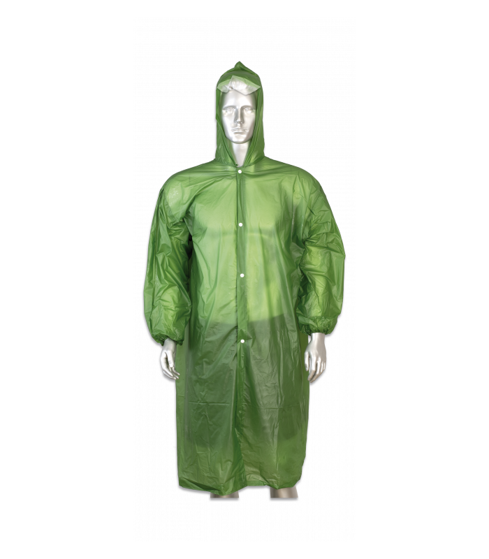 ΑΔΙΑΒΡΟΧΟ Πανοφόρι BARBARIC Πράσινο Διάφανο