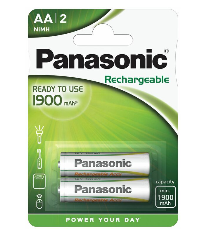 ΜΠΑΤΑΡΙΑ PANASONIC Ni-MH AA 1900mAh Ready to use (τιμή Ζεύγους)