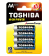 ΜΠΑΤΑΡΙΑ TOSHIBA High Power Alkaline, LR06 AA BL4 (τιμή τετράδας)