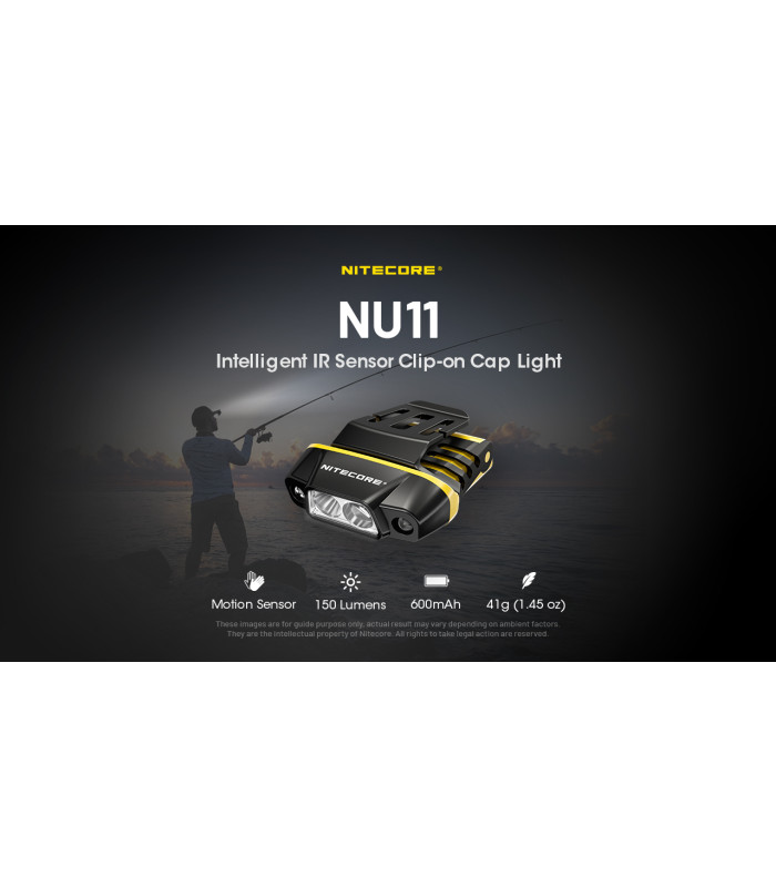 ΦΑΚΟΣ LED NITECORE HEADLAMP NU11, Inteligent IR Sensor