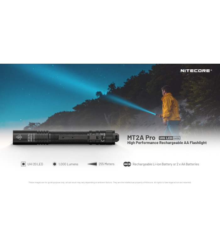 ΦΑΚΟΣ LED NITECORE MULTI TASK MT2APRO,1000lumes + NL1416R