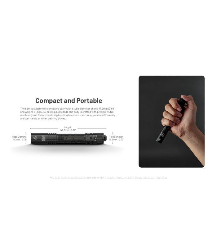 ΦΑΚΟΣ LED NITECORE MULTI TASK MT2APRO,1000lumes + NL1416R