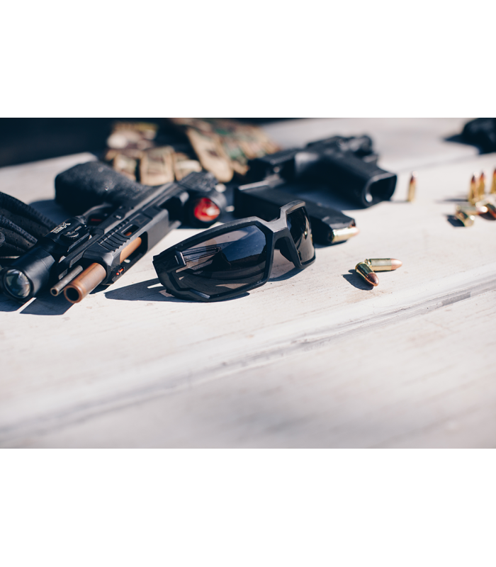 ΓΥΑΛΙΑ MECHANIX Type-X VXF-20 Smoke Lens/Black Frame , Hard case