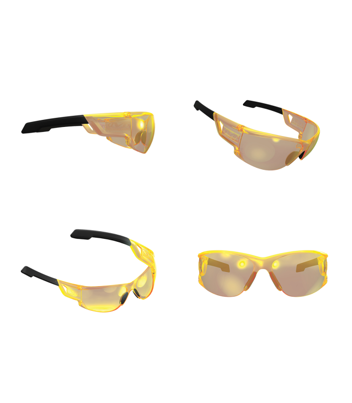 ΓΥΑΛΙΑ MECHANIX Type-N S2 Amber Lens / Black Frame