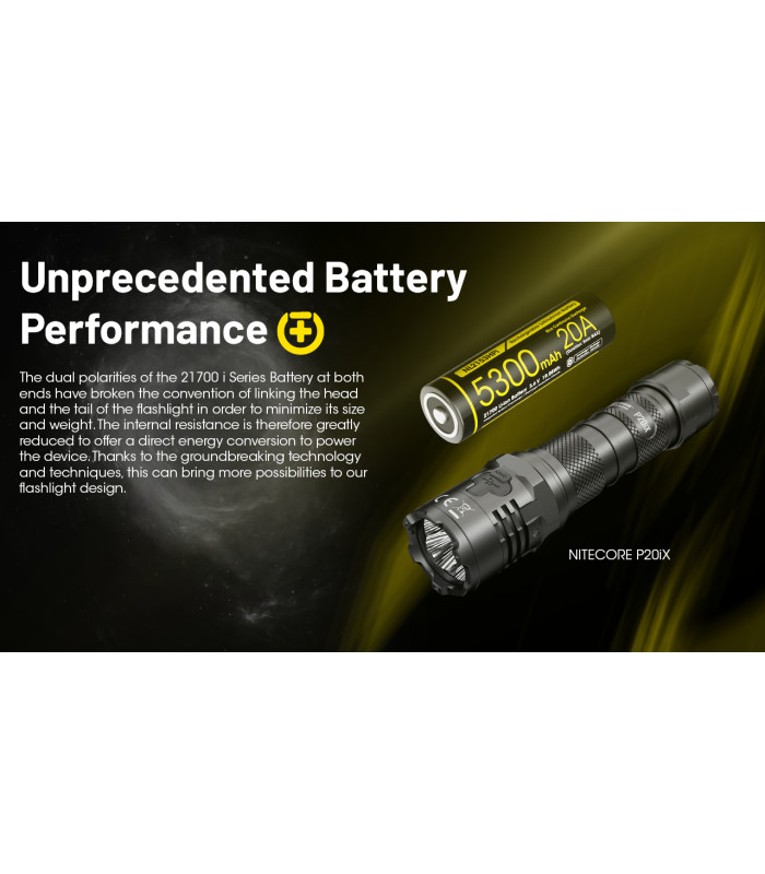 ΜΠΑΤΑΡΙΑ NITECORE 21700/ 5300mAh / HPI (τιμή τεμαχίου)