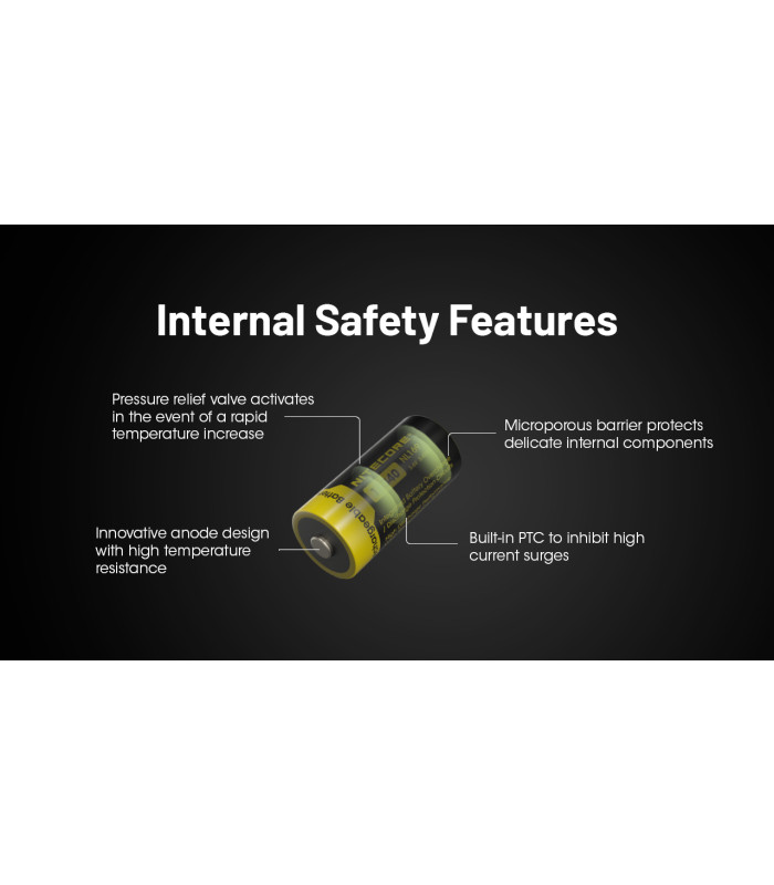 ΜΠΑΤΑΡΙΑ NITECORE RCR123A / 950mAh (τιμή τεμαχίου)