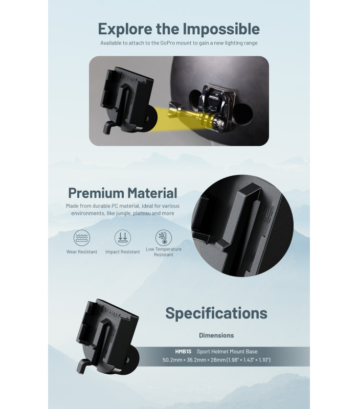 ΒΑΣΗ ΦΑΚΟΥ NITECORE HLB20+HMB1S