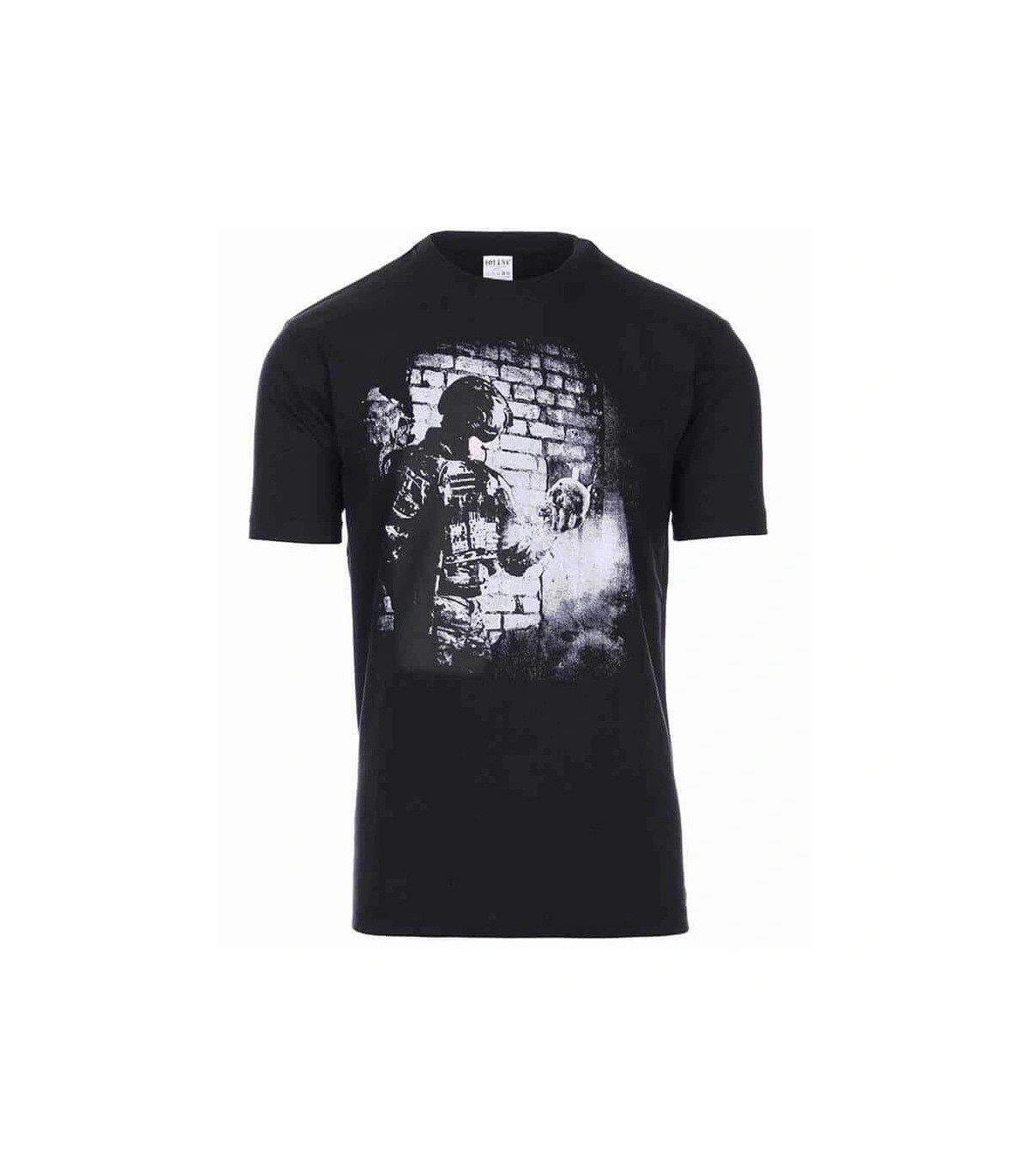 101 INC Soldier Skull T-Shirt Cotton Short Sleeve | Sabotage Oddal