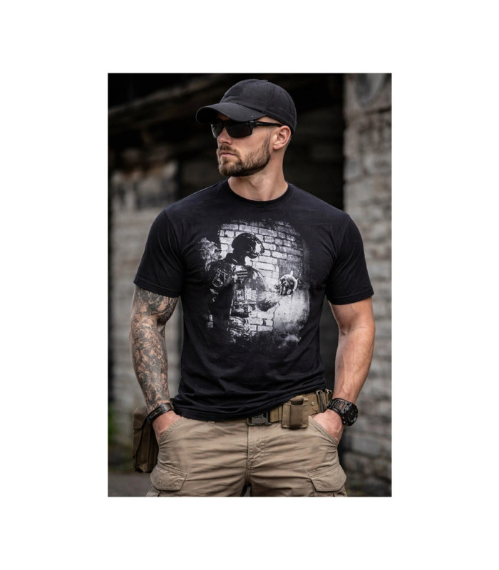 Μπλούζακι 101 INC Soldier Skull T-Shirt Βαμβακερό Κοντομάνικο | Sabotage Oddal